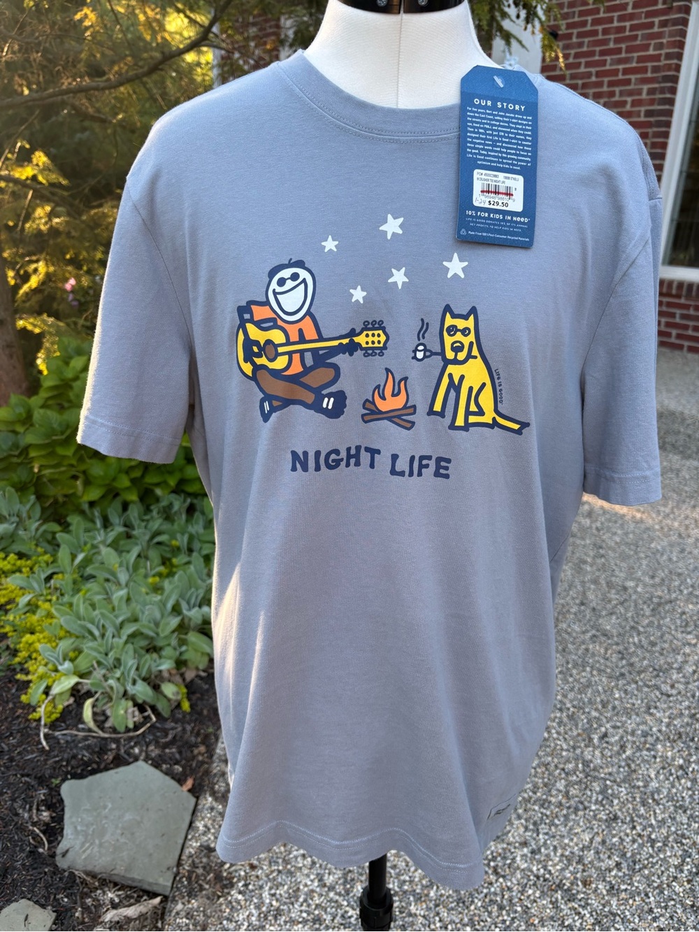 🔥 Life Is Good® “Night Life” Tee! 🌙✨